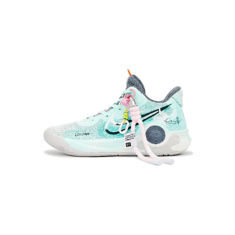 Custom style: Yidong Yunzong KD Trey 5 IX Green – hand-painted custom sneakers | DiySneakers