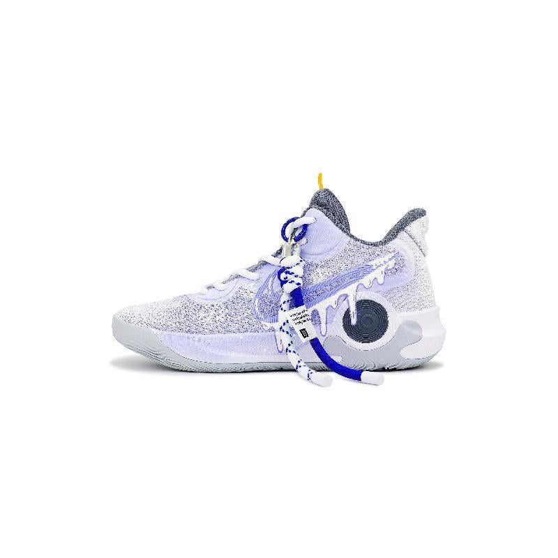 Custom style Thunderous assault KD Trey 5 IX Purple – hand-painted custom sneakers | DiySneakers