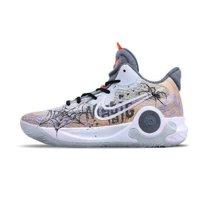 Custom The Curse of Desolation KD Trey 5 IX Orange – hand-painted custom sneakers | DiySneakers
