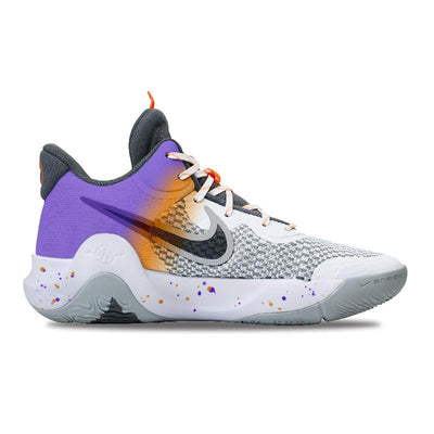 Custom SUNS of the same style for both and KD Trey 5 IX Gray/Orange/Purple/White/Black – custom sneakers view 2 | DiySneakers