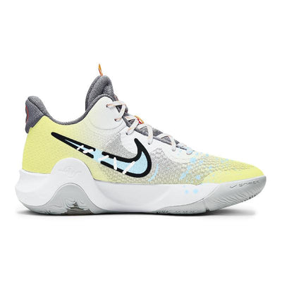 Custom Afternoon love for both and KD Trey 5 IX Yellow/Blue/Gray/Black/White – custom sneakers view 2 | DiySneakers