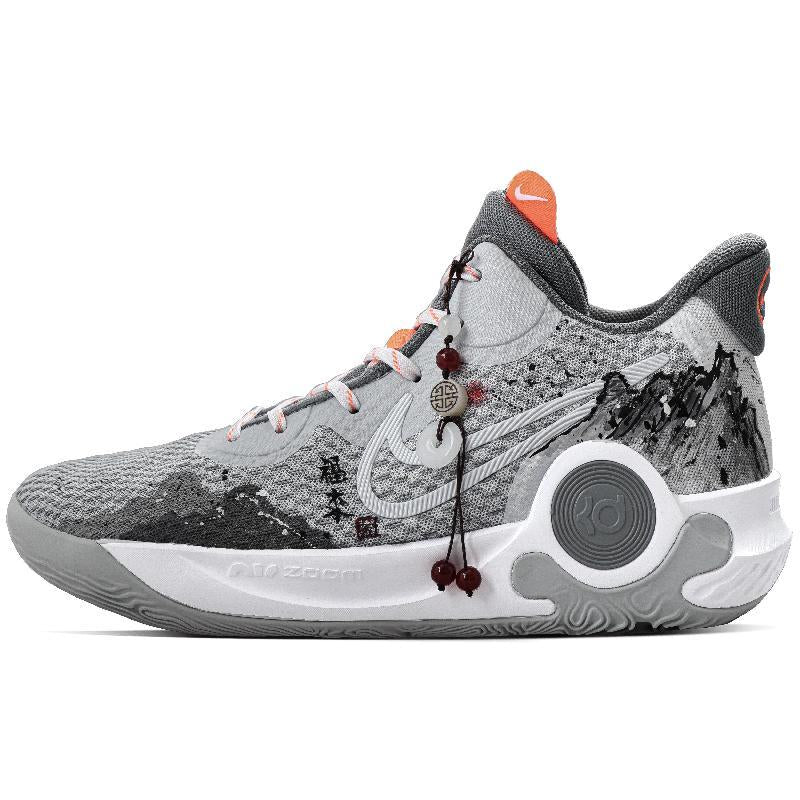 Custom The Phantom of the Bat for KD Trey 5 IX Black – hand-painted custom sneakers | DiySneakers