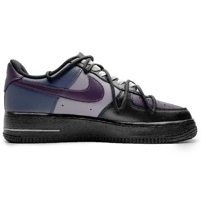 Custom Female style: Purple Moon Night Air Force 1 Black/Purple – custom sneakers view 2 | DiySneakers