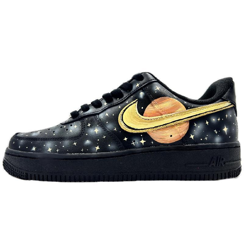 Custom Female Saturn Air Force 1 – hand-painted custom sneakers | DiySneakers
