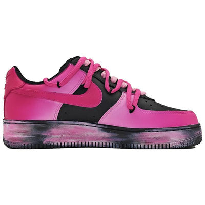 Custom Neon Barbie Air Force 1 – custom sneakers view 2 | DiySneakers