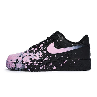 Custom crazy graffiti pink Air Force 1 Pink – custom sneakers view 2 | DiySneakers