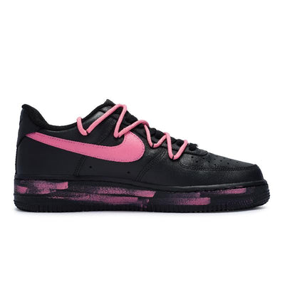 Custom A female black sugar hot girl Air Force 1 Pink – custom sneakers view 2 | DiySneakers