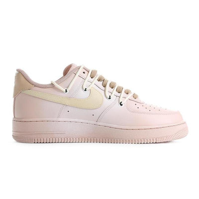 Custom Pearl Blush Air Force 1 Yellow/Brown – custom sneakers view 2 | DiySneakers