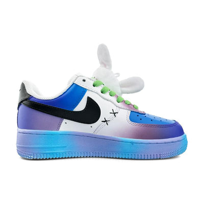 Custom Blue Rabbit E Air Force 1 – custom sneakers view 2 | DiySneakers
