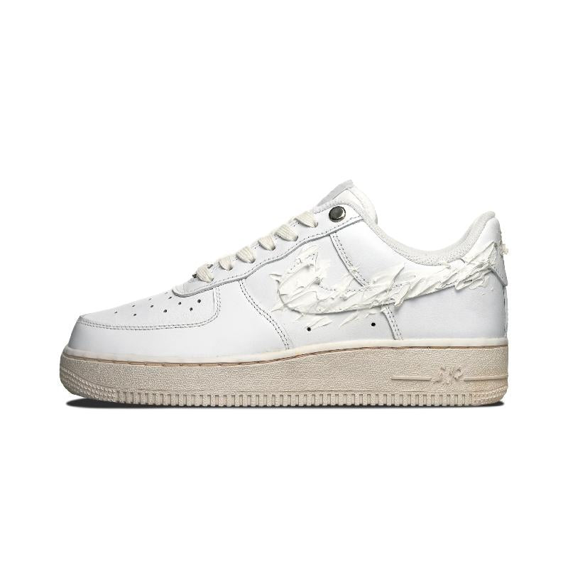 Custom White mist thorns Air Force 1 – hand-painted custom sneakers | DiySneakers