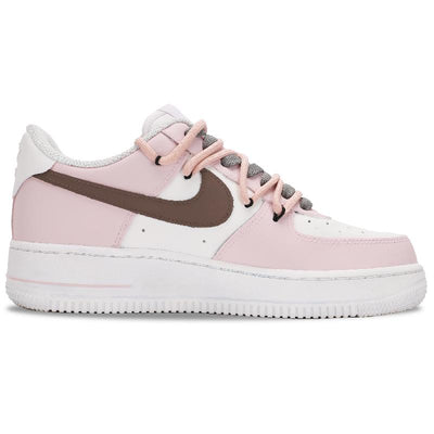 Custom Flower powder Air Force 1 Wear-Resistant Pink White – custom sneakers view 2 | DiySneakers