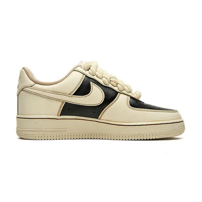 Custom Female coffee dye black coffee A-BOX Air Force 1 Beige Black Blue – custom sneakers view 2 | DiySneakers