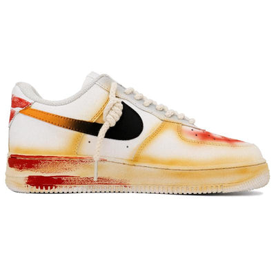 Custom The Night of All Souls for Air Force 1 Orange/red/white – custom sneakers view 2 | DiySneakers