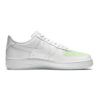 Custom Green butterfly Air Force 1 White/green – custom sneakers view 2 | DiySneakers