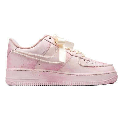 Custom Pink Utopia Air Force 1 – custom sneakers view 2 | DiySneakers