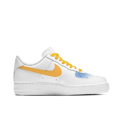 Custom Blue light Air Force 1 – custom sneakers view 2 | DiySneakers