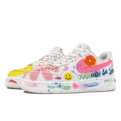 Custom Color Graffiti Air Force 1 – custom sneakers view 2 | DiySneakers
