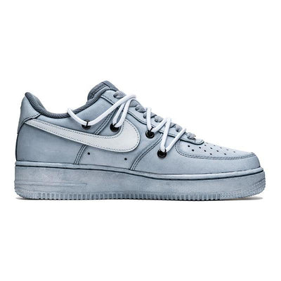 Custom style and light blue Air Force 1 Light Blue – custom sneakers view 2 | DiySneakers