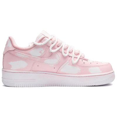 Custom scratch-off card with white powder Air Force 1 – custom sneakers view 2 | DiySneakers