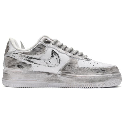 Custom Grayish-white bones Air Force 1 – custom sneakers view 2 | DiySneakers