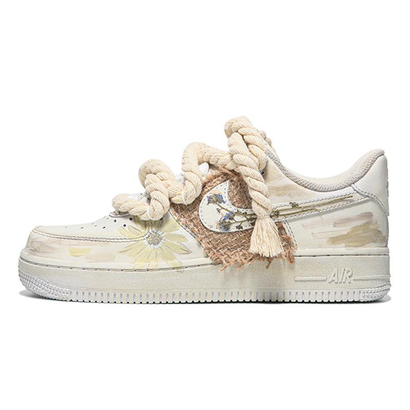 Custom Bouquet Air Force 1 – hand-painted custom sneakers | DiySneakers