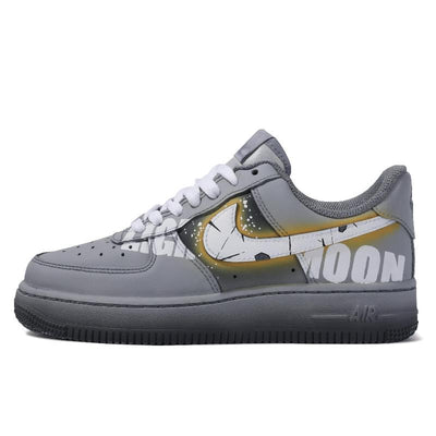 Custom THEMOON Air Force 1 – custom sneakers view 2 | DiySneakers