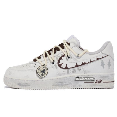 Custom April Fool Day for xhzz Air Force 1 – custom sneakers view 2 | DiySneakers