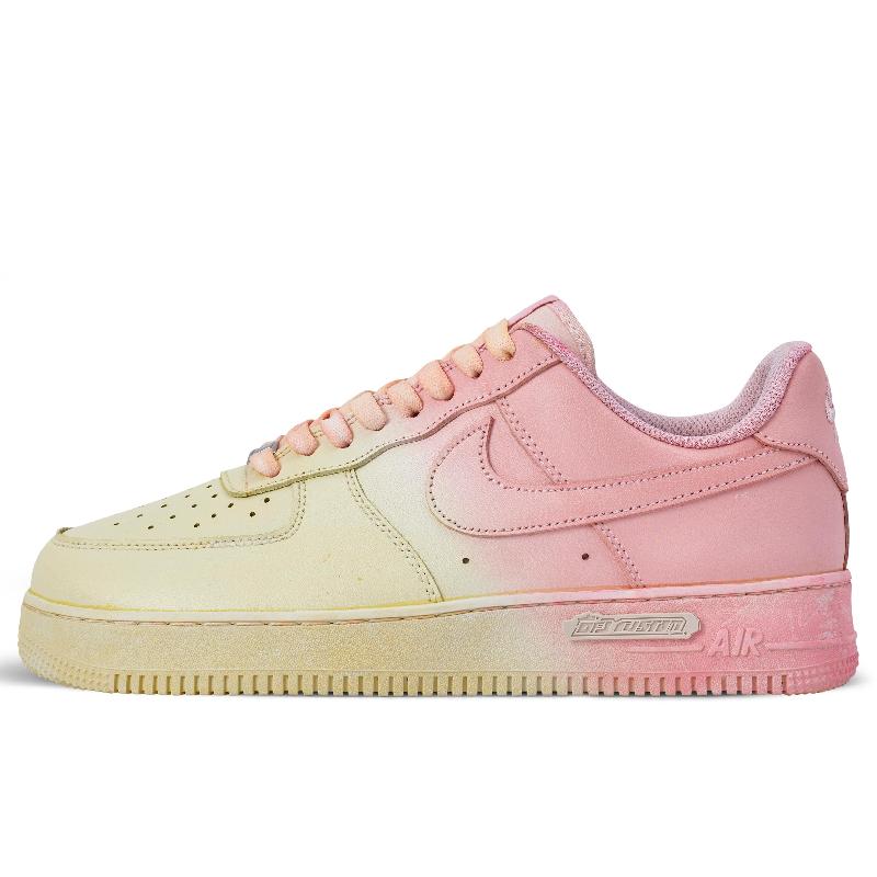 Custom Strawberry Cone Air Force 1 – hand-painted custom sneakers | DiySneakers
