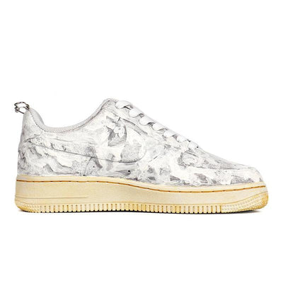 Custom Female plaster hand painted oxidized off-white Air Force 1 – custom sneakers view 2 | DiySneakers
