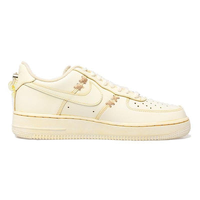 Custom dyed aged chain yellow Air Force 1 Yellow – custom sneakers view 2 | DiySneakers