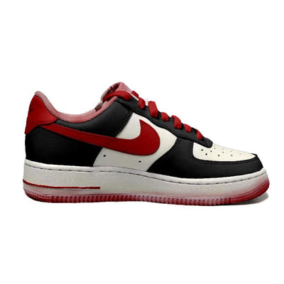 Custom Love Song in New York Air Force 1 White/Black/Red – custom sneakers view 2 | DiySneakers