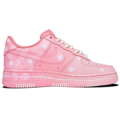 Custom Saint Valentine stained roses Air Force 1 – custom sneakers view 2 | DiySneakers