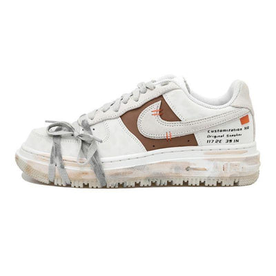 Custom Lace-up bread Air Force 1 – custom sneakers view 2 | DiySneakers
