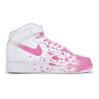 Custom The female thief heart was captured at the scene Air Force 1 Pink – custom sneakers view 2 | DiySneakers