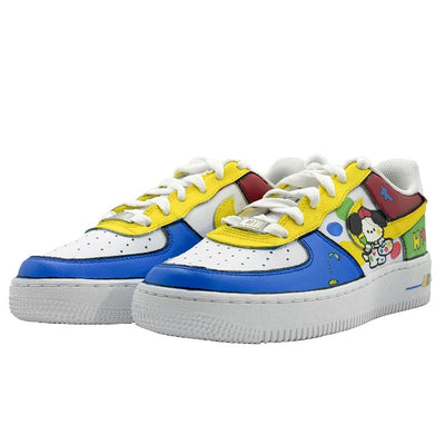 Custom Art painter Air Force 1 Yellow – custom sneakers view 2 | DiySneakers