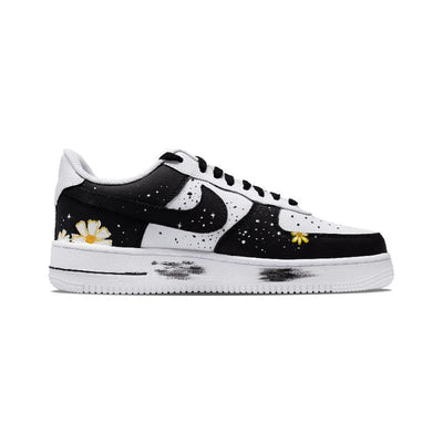 Custom Encounter Daisy style Air Force 1 White/yellow – custom sneakers view 2 | DiySneakers