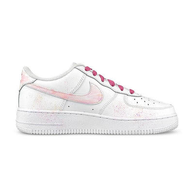 Custom Satin Sugar Air Force 1 – custom sneakers view 2 | DiySneakers