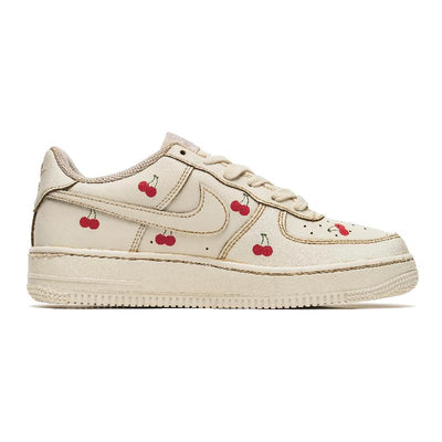 Custom coffee dyed with cherries Air Force 1 – custom sneakers view 2 | DiySneakers