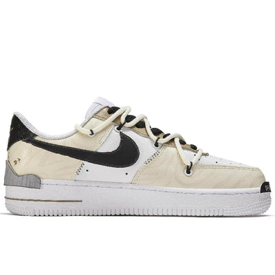 Custom Enter the wild Air Force 1 Brown/Green – custom sneakers view 2 | DiySneakers