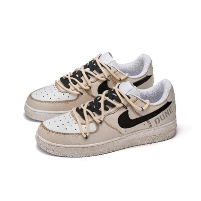 Custom Sand dune Air Force 1 Brown/brown/black – custom sneakers view 2 | DiySneakers