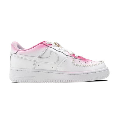 Custom 520 Girls' Blush For Girls Air Force 1 – custom sneakers view 2 | DiySneakers