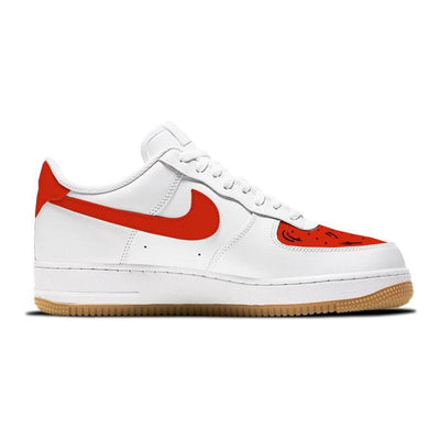 Custom The Chinese team Air Force 1 Red/white – custom sneakers view 2 | DiySneakers