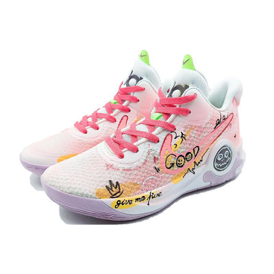 Custom Give Me Five KD Trey 5 IX Vintage Pink – custom sneakers view 2 | DiySneakers