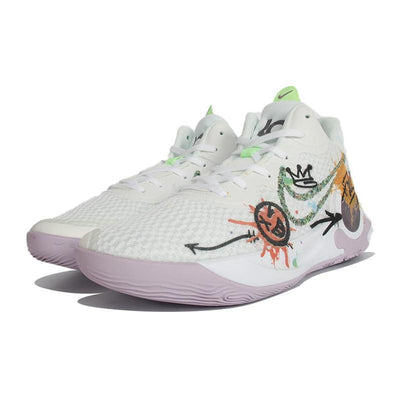 Custom Colorful Summer KD Trey 5 IX Vintage White/purple – custom sneakers view 2 | DiySneakers