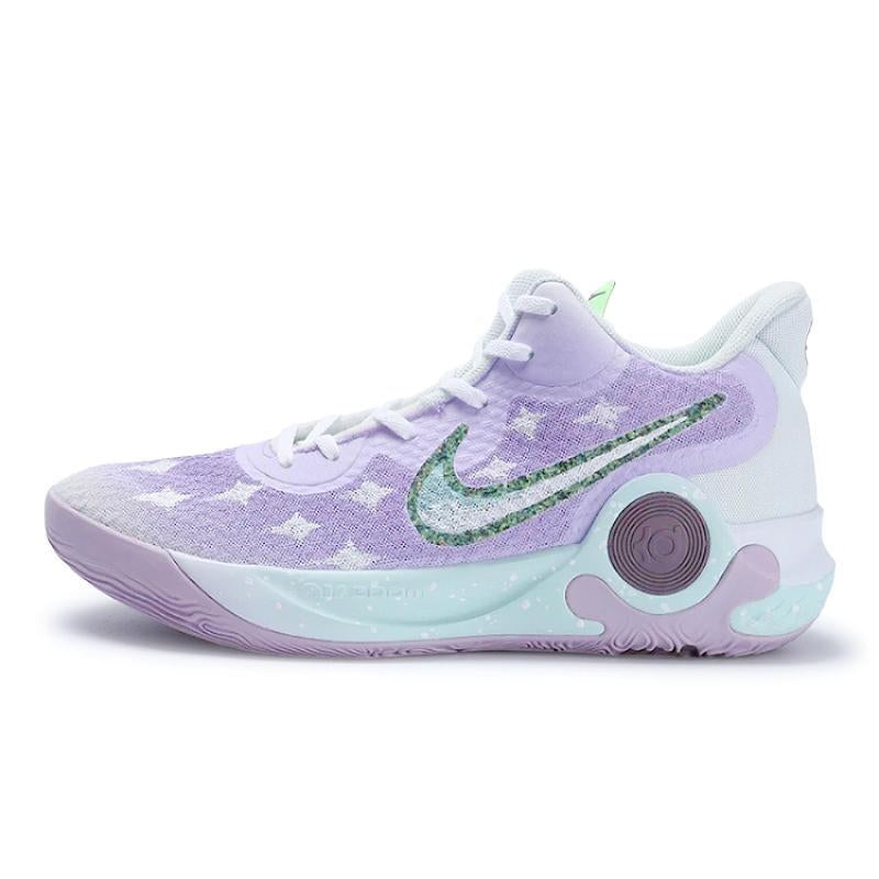 Custom VAM dreams of lavender purple KD Trey 5 IX Vintage Green – hand-painted custom sneakers | DiySneakers