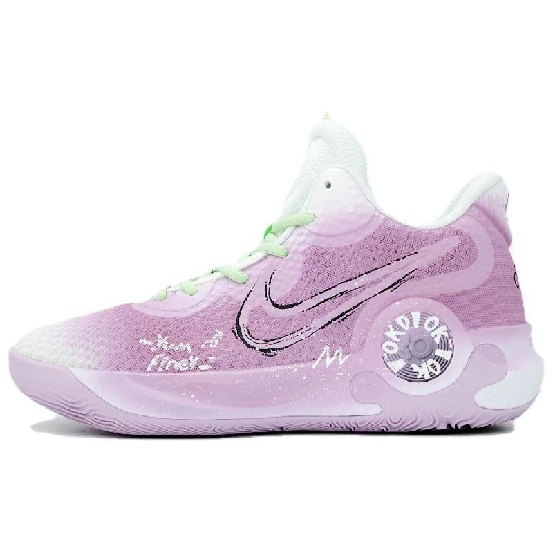 Custom OK KD Trey 5 IX Vintage White – hand-painted custom sneakers | DiySneakers