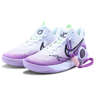 Custom Lavender Trey 5 – custom sneakers view 2 | DiySneakers
