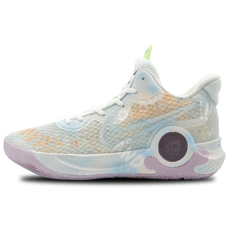 Custom Spacewalk KD Trey 5 IX Blue/Orange – hand-painted custom sneakers | DiySneakers