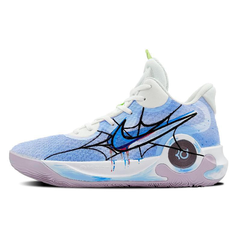 Custom Submetaverse blue KD Trey 5 IX Vintage Blue – hand-painted custom sneakers | DiySneakers