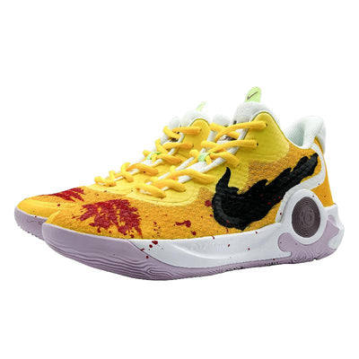 Custom The dragon roars and the tiger roars KD Trey 5 IX Vintage Red – custom sneakers view 2 | DiySneakers